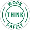 Nmc HARD HAT LABEL, WORK THINK HH12R